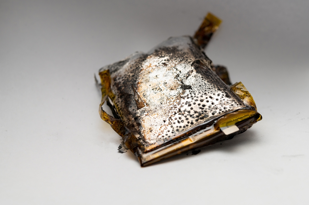 mobile phone battery explodes and burns due to overheat danger of using smart phone