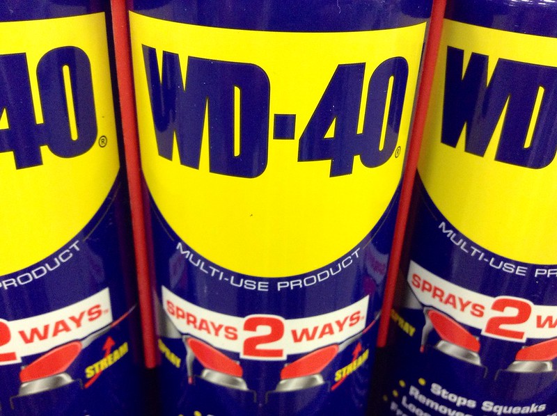 Cans of WD-40