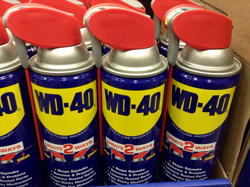 Cans of WD-40