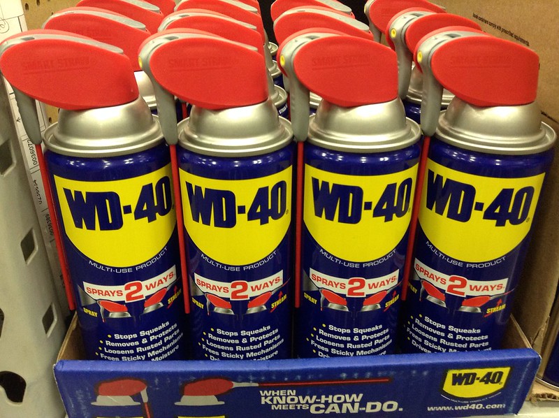 Cans of WD-40