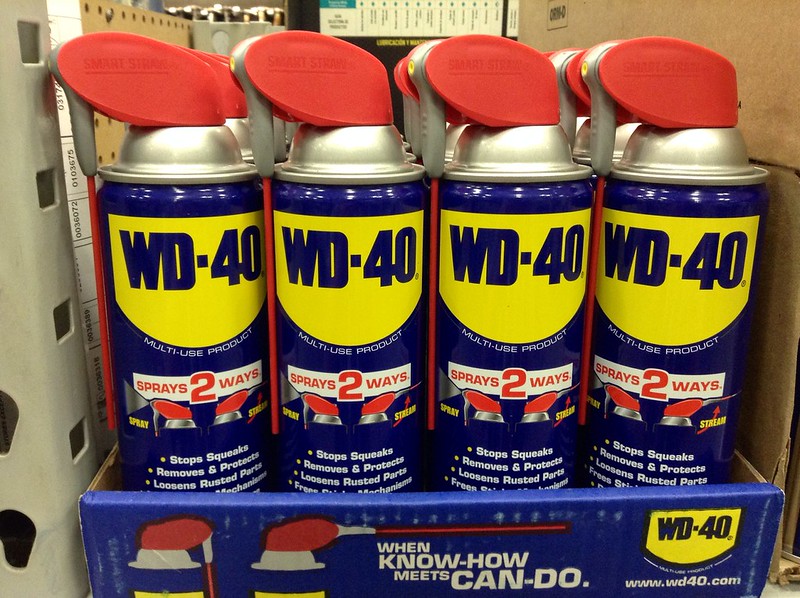 Cans of WD-40