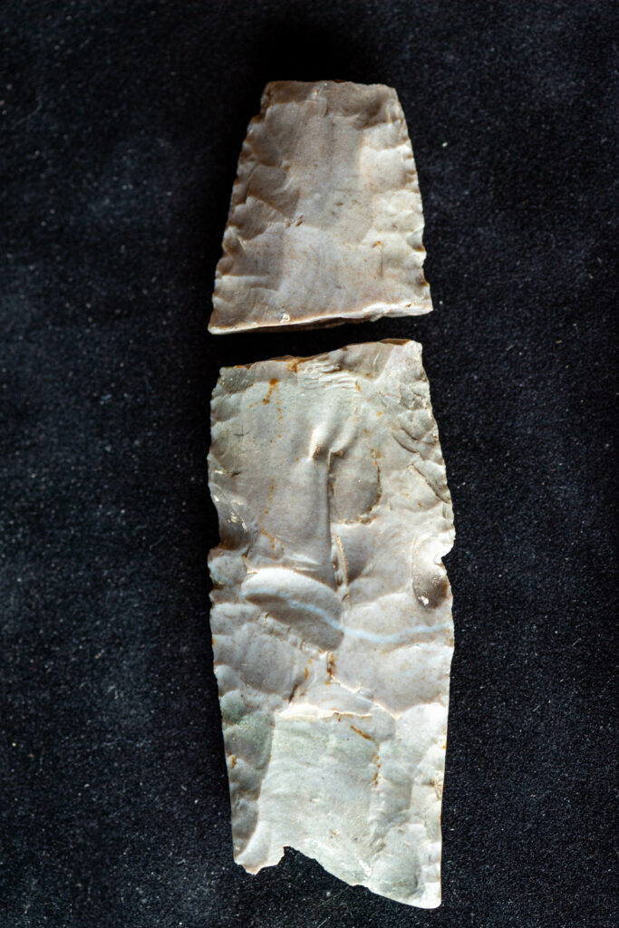 fragments of an ancient knife