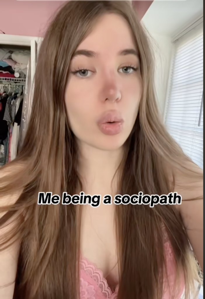 Cherry speaks about having ASPD on TikTok