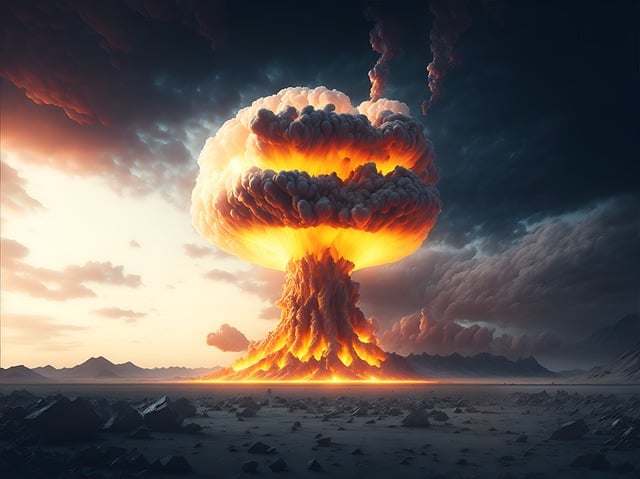 Nuclear bomb explosion