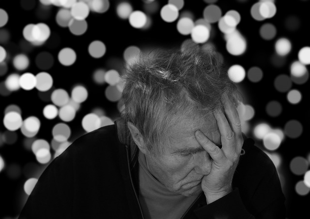 man with dementia
