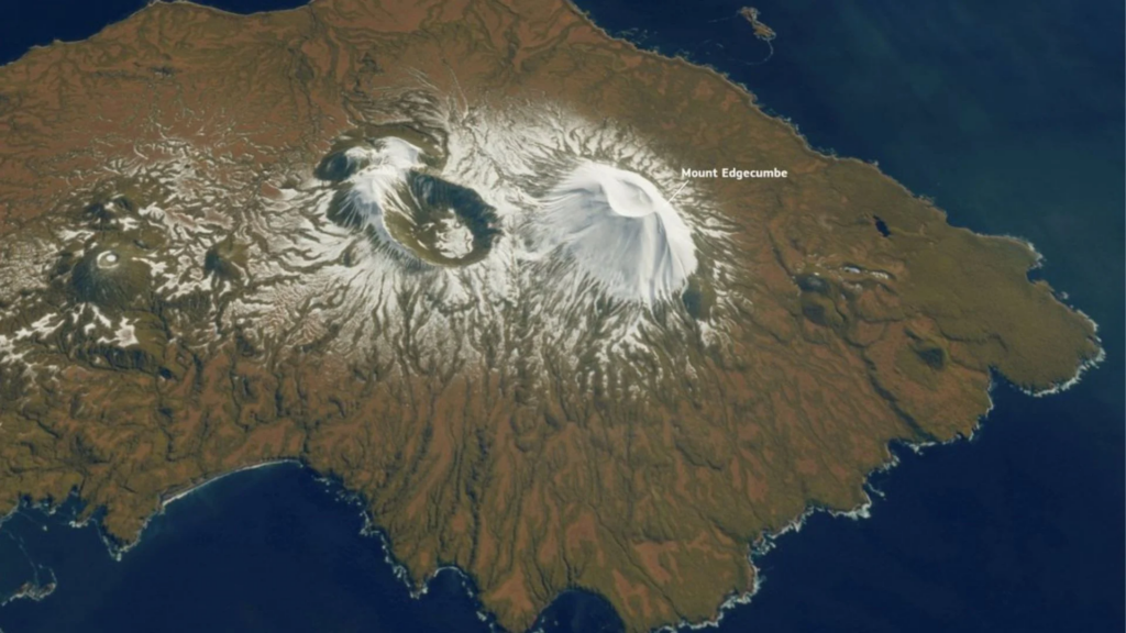 Mount Edgecumbe is unlike any other volcano in Alaska.