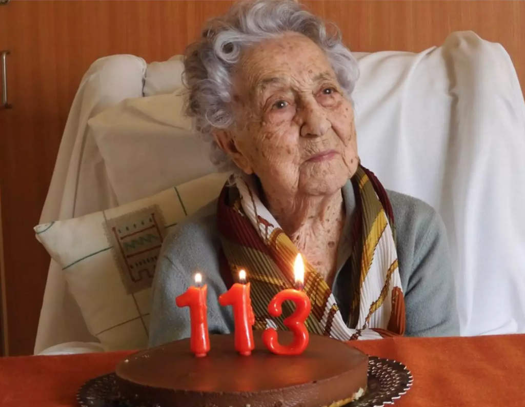 Maria celebrated 117 birthdays in her lifetime