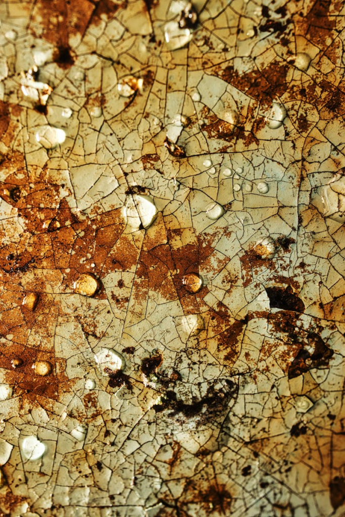 A cracked surface, not too dissimilar to our skin as we age