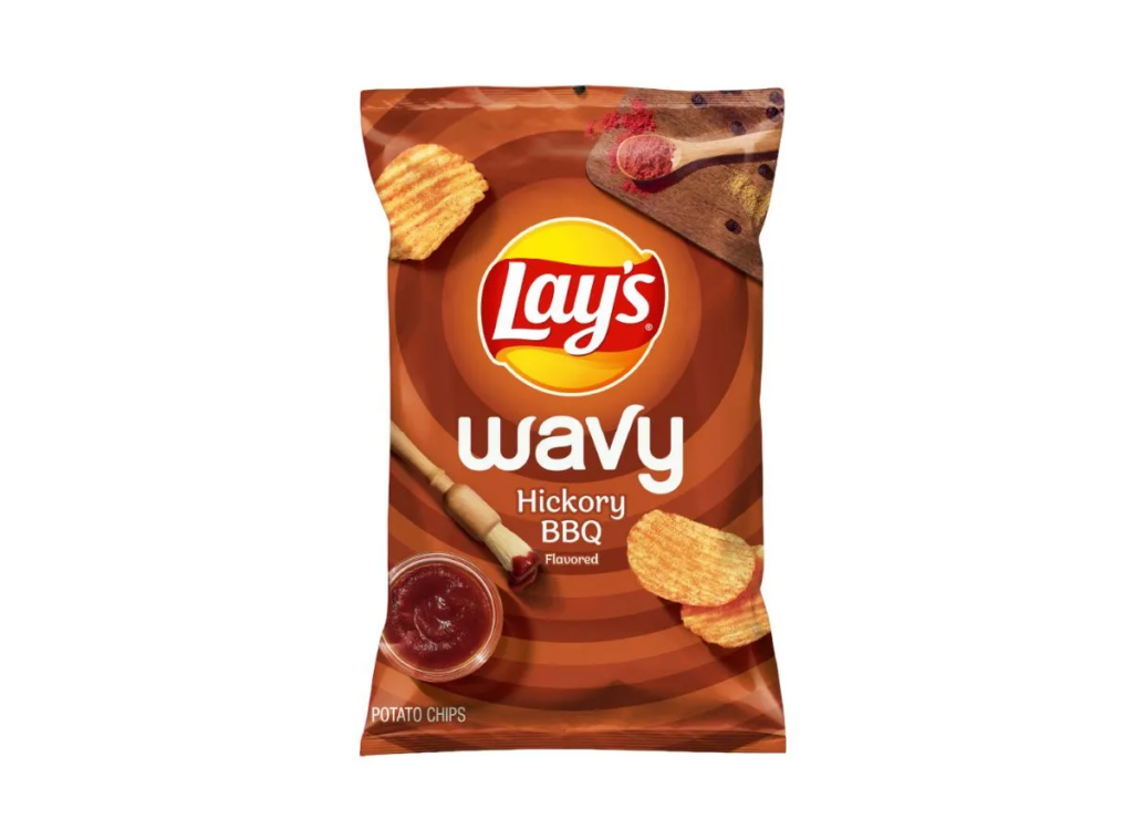 Lay's Wavy Hickory BBQ