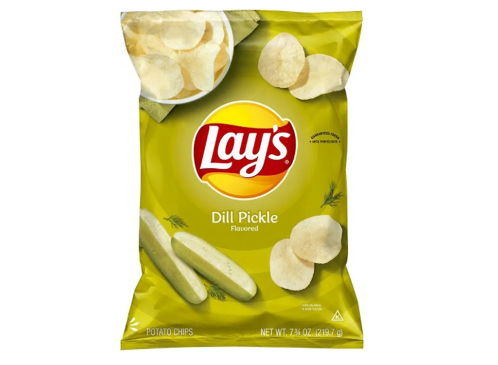 Lay's Dill Pickle Flavored Potato Chips