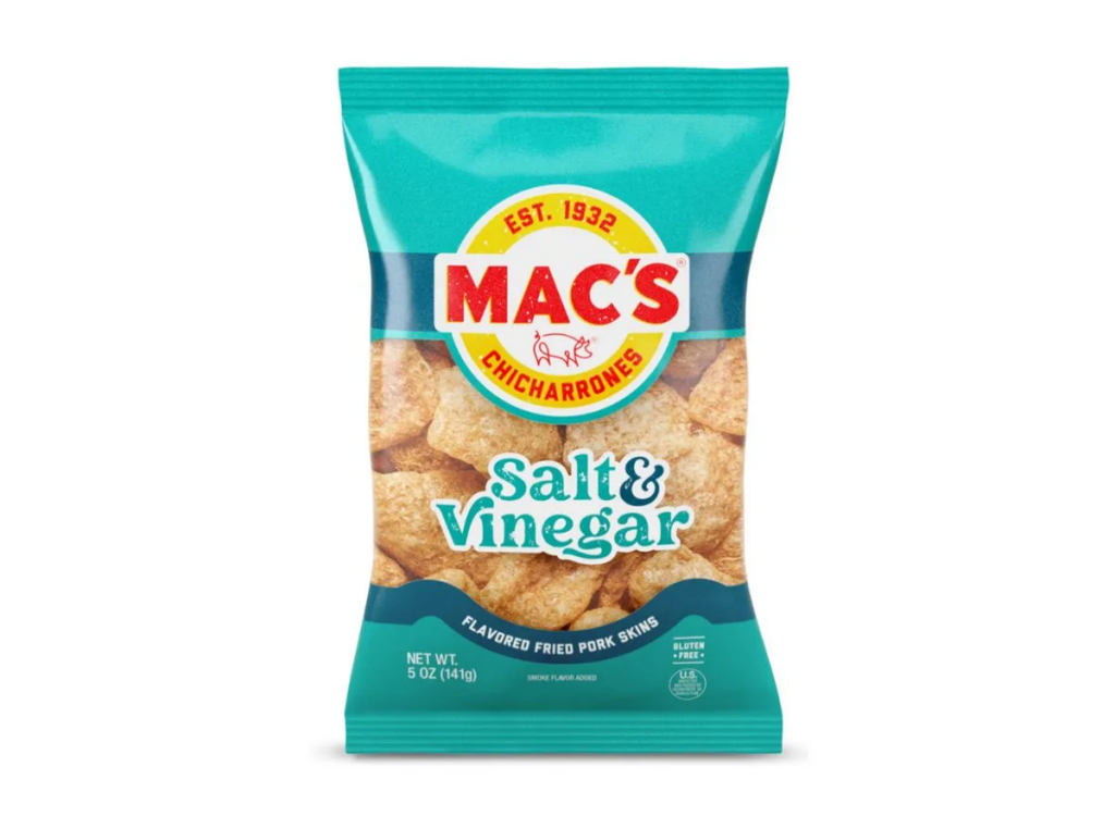 Mac's Salt & Vinegar Flavored Pork Rinds