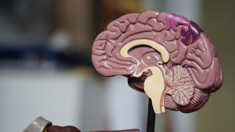 Scientific cutaway of a brain