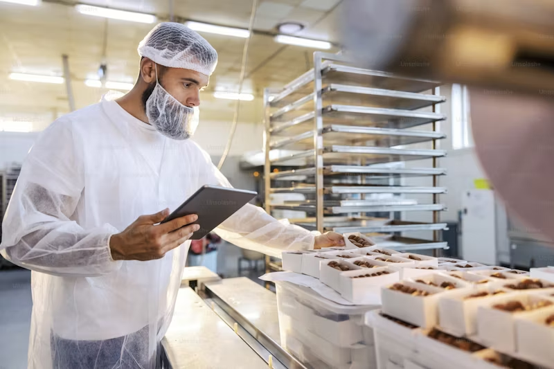 Professional practicing food safety