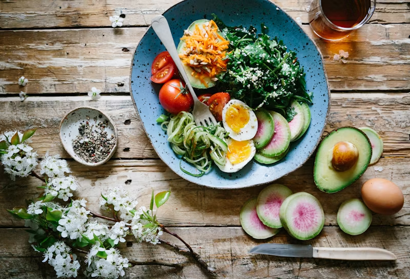 a healthy plate of food