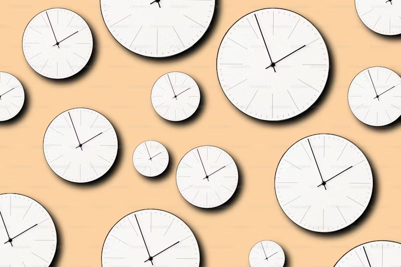 a bunch of clocks