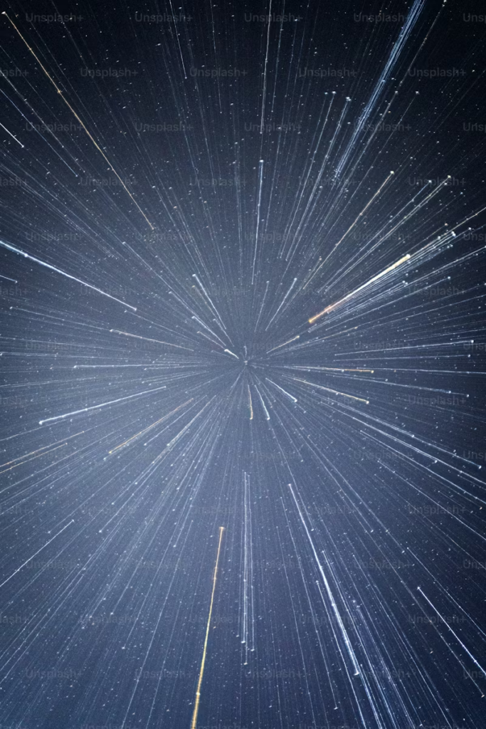 travelling fast through space