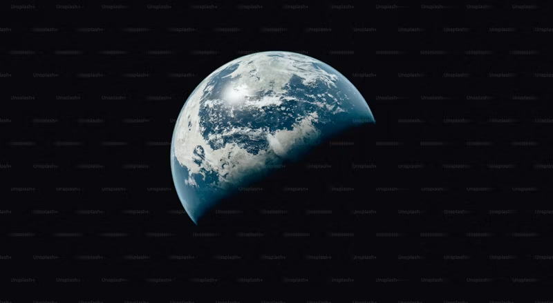 Earth from a fair distance away
