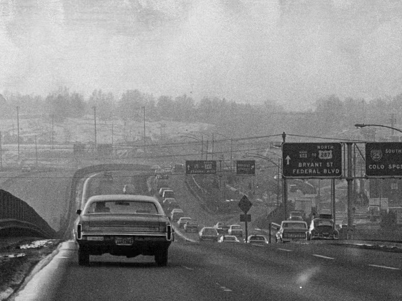 Smog over Denver