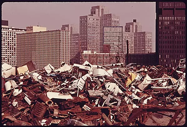 A junkyard in Pittsburgh
