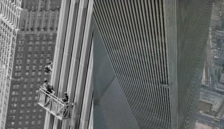 Another daredevil stunt was performed in 1977 by George Willig.