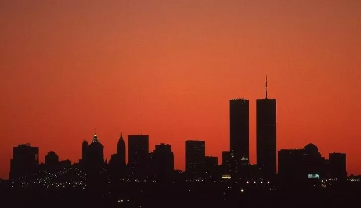 New York skyline shadow
