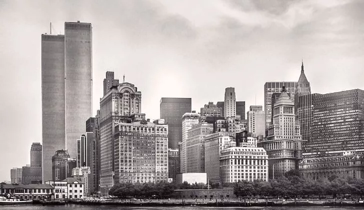 The Twin Towers were finished in 1973