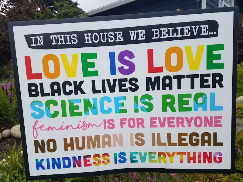 An ethical sign