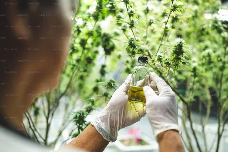 CBD oil from Cannabis