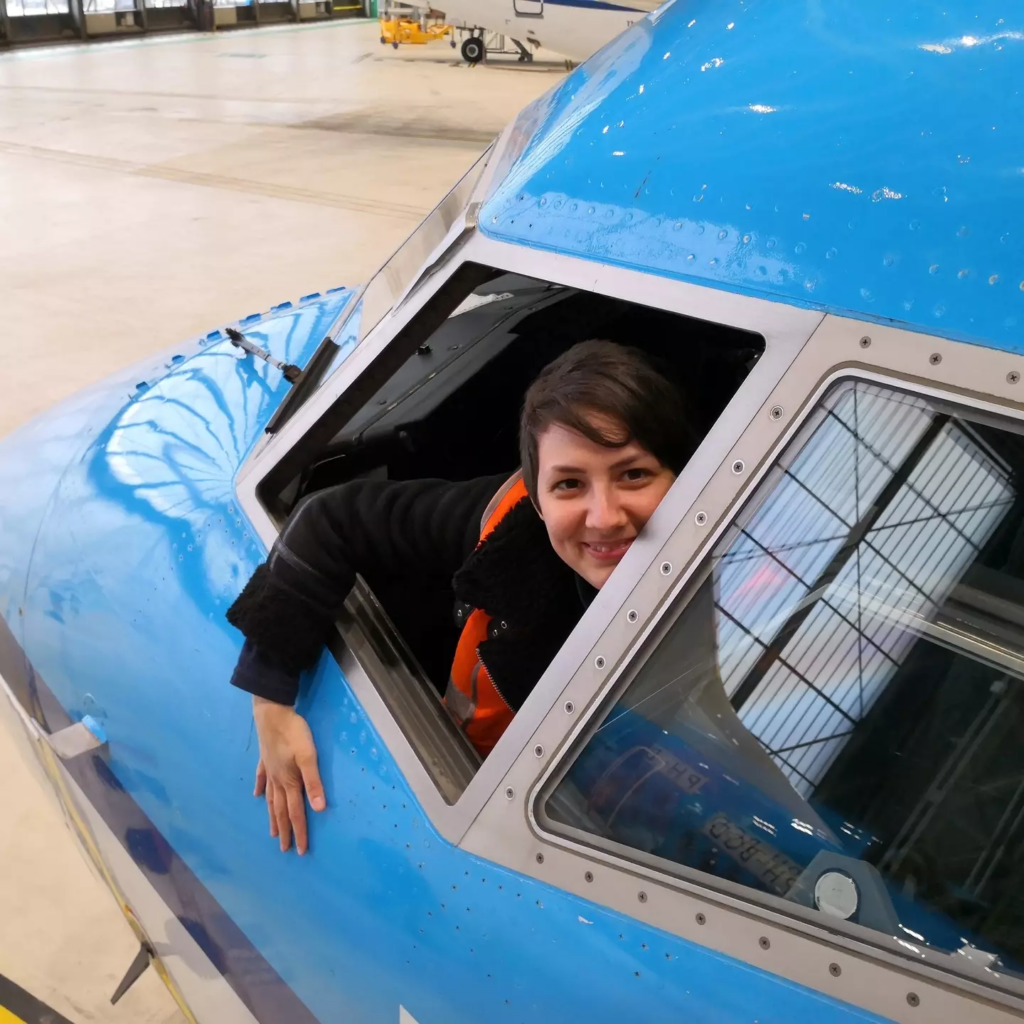 Kobke and Schatz the plane