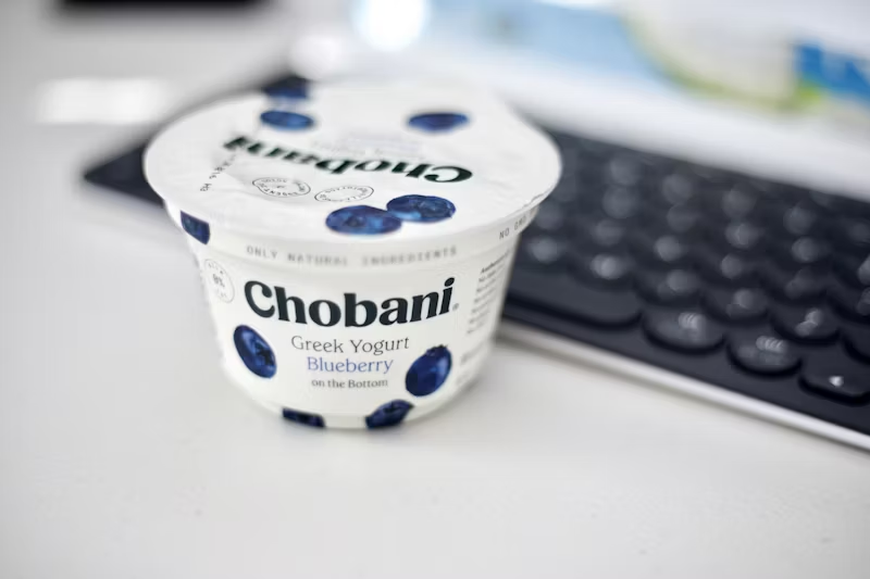 blueberry flavoured yogurt