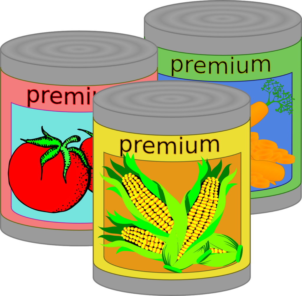 canned vegetables