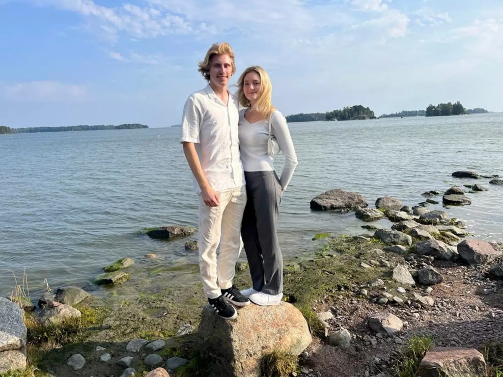 The couple plans to live on a two and a half acre island 