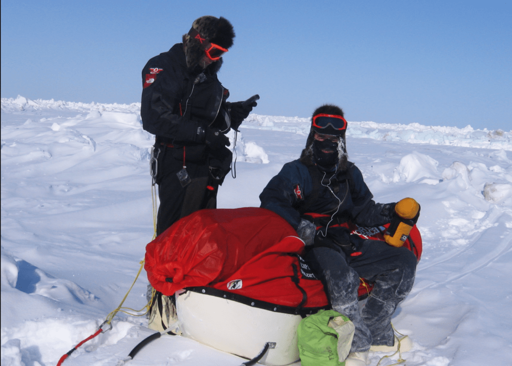 Karl crossing the Bering Strait, 2006