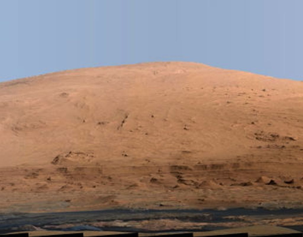 The red planet's barren landscape today