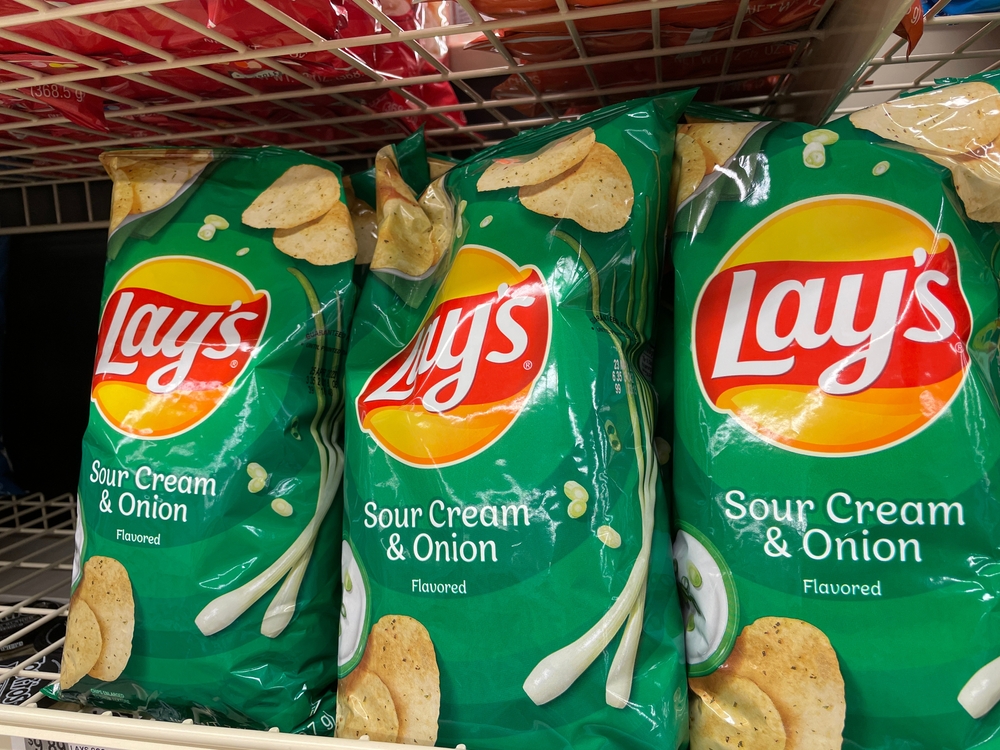 Grovetown, Ga USA - 03 10 23: Grocery store Lats chips sour cream and onion
