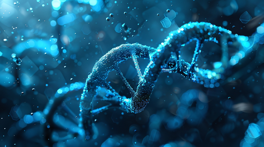 DNA Gene Helix spiral molecule structure