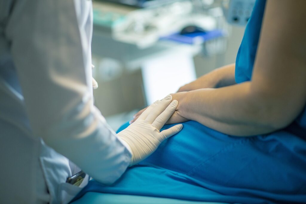 patient in hospital
