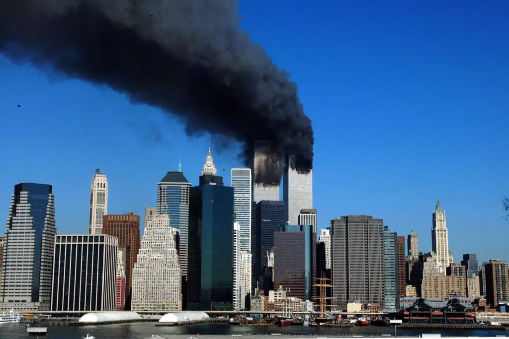 twin towers smoking