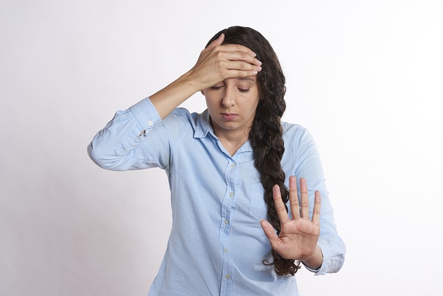 woman cant think
