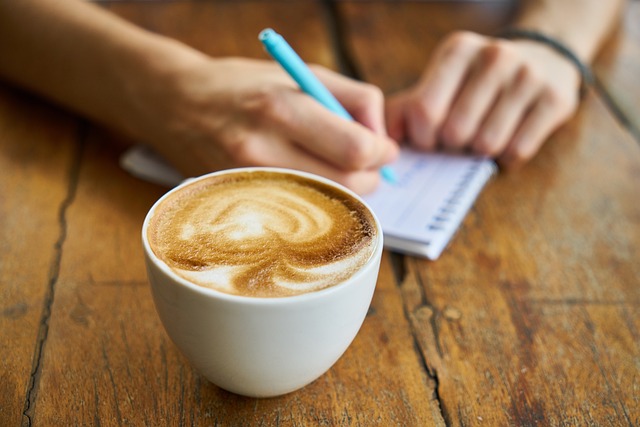 coffee and notepad