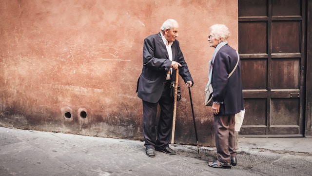 retired couple