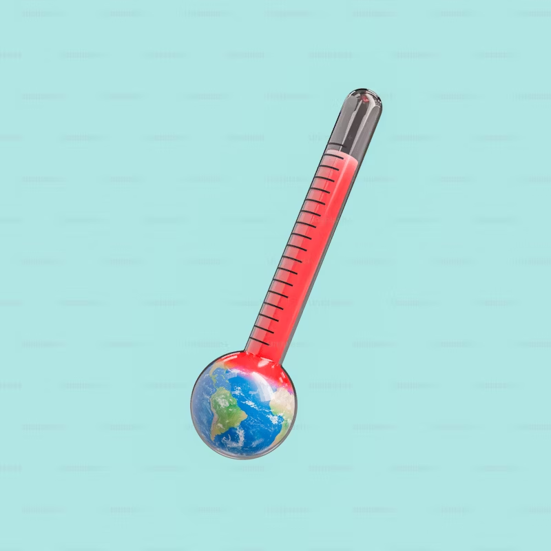 The Earth heating up