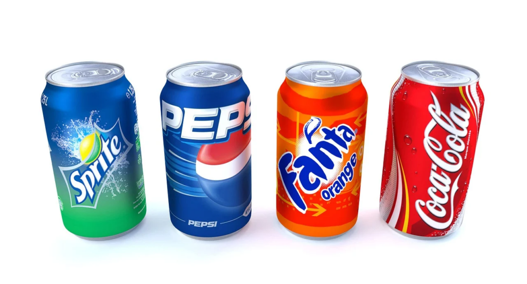 cans of pop