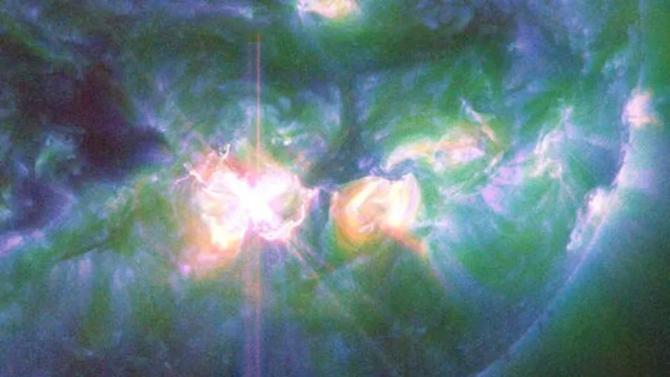 solar flare from the sun
