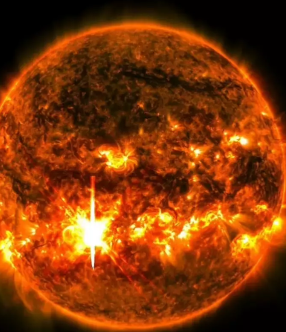closeup of the sun