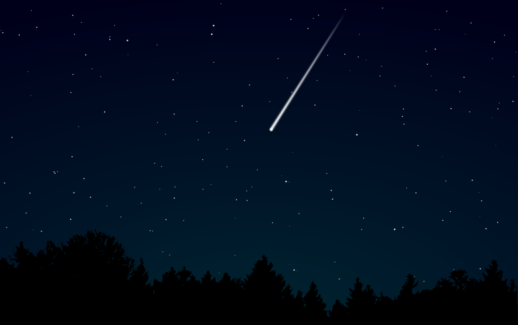 a meteor entering earths atmosphere