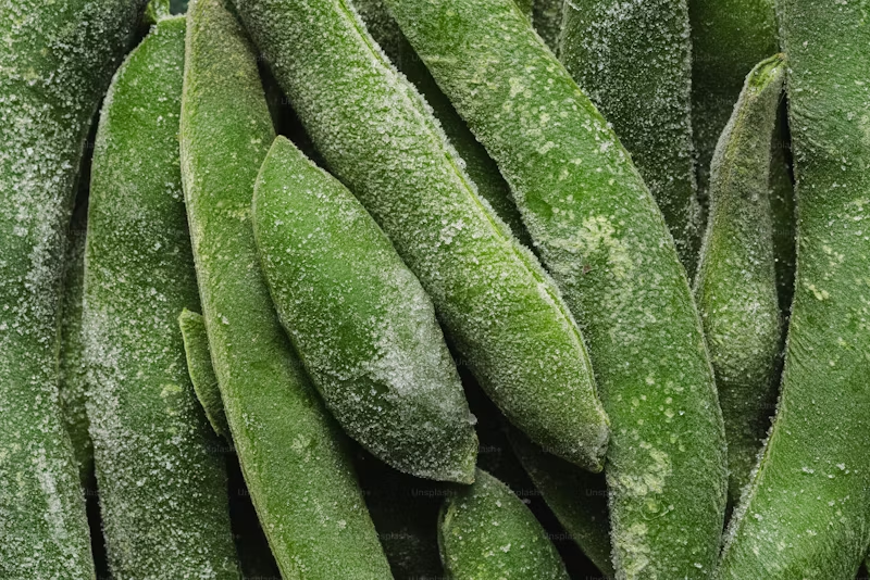 freezer burnt peas