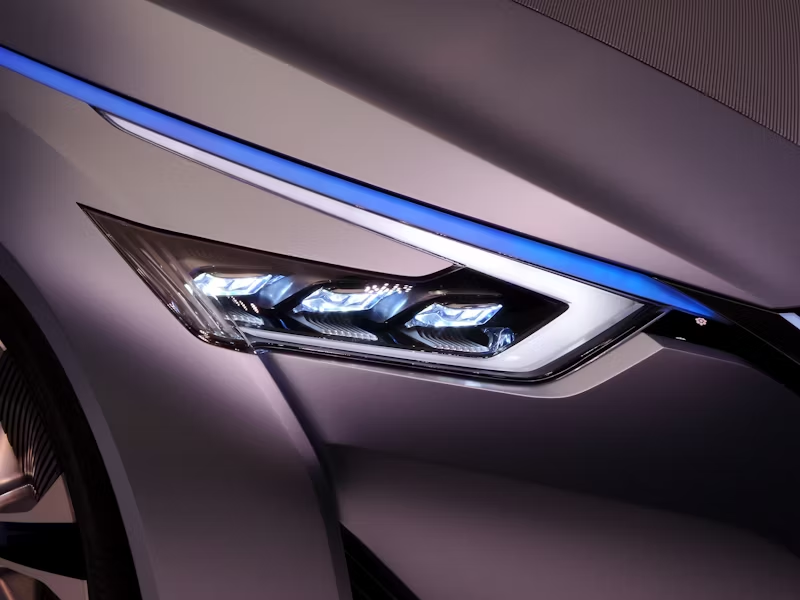 futuristic looking car