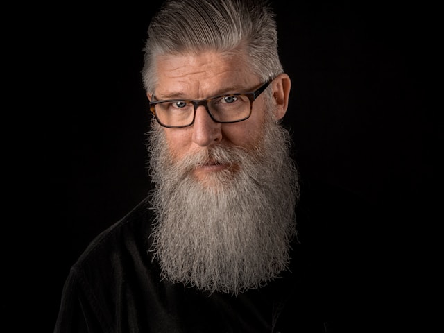 older bearded man 