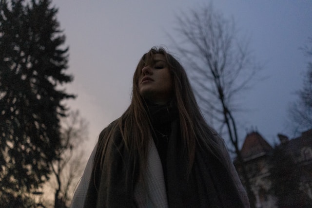 woman in winter clothes